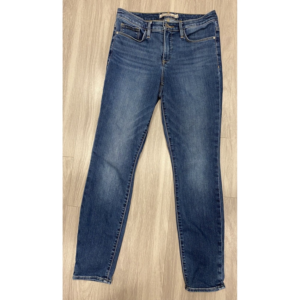 Athleta Sculptek Skinny Jeans slim womens size 6 medium wash Blue 29x29 Stretch